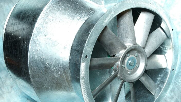 bifurcated axial fan